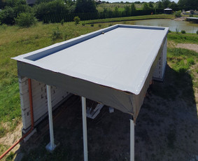 Plokščių Stogų Dengimas Pvc, Epdm ir bitumine Danga / Tvirti stogai / Darbų pavyzdys ID 3468278