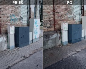 Spec. valymas: grafičių, fasado, sniego ir kt. / Profesionalus paviršių valymas. / Darbų pavyzdys ID 3468928