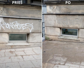 Spec. valymas: grafičių, fasado, sniego ir kt. / Profesionalus paviršių valymas. / Darbų pavyzdys ID 3468930