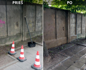 Spec. valymas: grafičių, fasado, sniego ir kt. / Profesionalus paviršių valymas. / Darbų pavyzdys ID 3468946