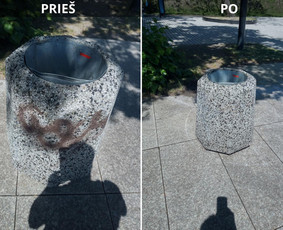 Spec. valymas: grafičių, fasado, sniego ir kt. / Profesionalus paviršių valymas. / Darbų pavyzdys ID 3468992