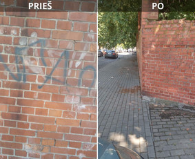 Spec. valymas: grafičių, fasado, sniego ir kt. / Profesionalus paviršių valymas. / Darbų pavyzdys ID 3469000