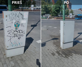 Spec. valymas: grafičių, fasado, sniego ir kt. / Profesionalus paviršių valymas. / Darbų pavyzdys ID 3469032