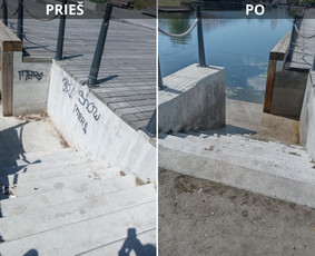 Spec. valymas: grafičių, fasado, sniego ir kt. / Profesionalus paviršių valymas. / Darbų pavyzdys ID 3469040