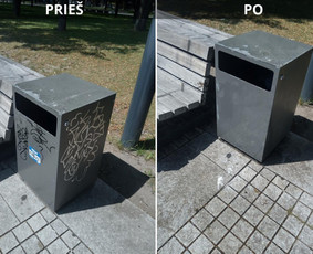 Spec. valymas: grafičių, fasado, sniego ir kt. / Profesionalus paviršių valymas. / Darbų pavyzdys ID 3469054
