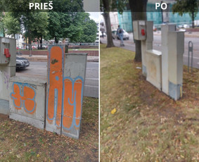Spec. valymas: grafičių, fasado, sniego ir kt. / Profesionalus paviršių valymas. / Darbų pavyzdys ID 3469058