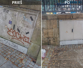 Spec. valymas: grafičių, fasado, sniego ir kt. / Profesionalus paviršių valymas. / Darbų pavyzdys ID 3469068