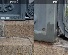 Spec. valymas: grafičių, fasado, sniego ir kt. / Profesionalus paviršių valymas. / Darbų pavyzdys ID 3469074
