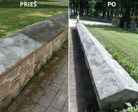 Spec. valymas: grafičių, fasado, sniego ir kt. / Profesionalus paviršių valymas. / Darbų pavyzdys ID 3469128