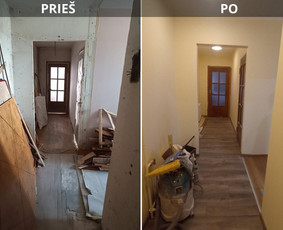 Vidaus apdailos darbai dažymas,plytelių klijavimas ir kita / Vidaus apdailos darbai Vilniuje / Darbų pavyzdys ID 3469860
