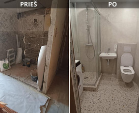 Vidaus apdailos darbai dažymas,plytelių klijavimas ir kita / Vidaus apdailos darbai Vilniuje / Darbų pavyzdys ID 3469862