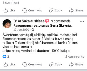 Restoranas Bet Kuriai Progai! / UAB "Sena skrynia" restoranas / Darbų pavyzdys ID 3469992