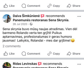 Restoranas Bet Kuriai Progai! / UAB "Sena skrynia" restoranas / Darbų pavyzdys ID 3469994