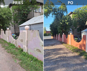 Šlapio fasado darbai, (Klijavimas, armavimas, dekoras) / Deividas Mažeika / Darbų pavyzdys ID 3470254