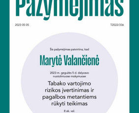 Psichologinės konsultacijos ir terapinis darbas / Marytė Valančienė / Darbų pavyzdys ID 3472528