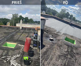 Plokščių stogų dengimas prilydoma danga Visoje Lietuvoje! / Gsworkslt / Darbų pavyzdys ID 3473330