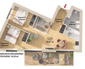 3D vizualizacijos / Nt marketingas / 3DnR architektūrinė grafika / Darbų pavyzdys ID 3474856