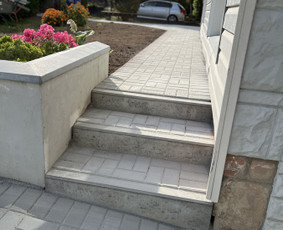 Trinkelės, Terasos, Tvoros Ir kita. - Laiptai iš trinkelių - 1 Laiptai iš trinkelių - Trinkelės, Terasos, Tvoros Ir kita. - 1