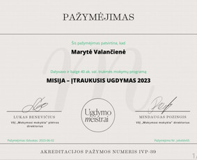 Psichologinės konsultacijos ir terapinis darbas / Marytė Valančienė / Darbų pavyzdys ID 3479968