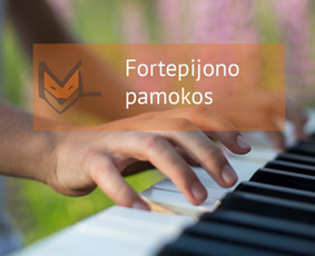Būgnai, fortepijonas, dainavimas, fleita, smuikas, gitara - Fortepijono pamokos - 1 Fortepijono pamokos - Būgnai, fortepijonas, dainavimas, fleita, smuikas, gitara - 1