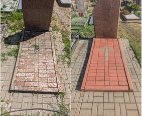 Fasadų,stogų ir kitų paviršių plovimas, srautinis valymas. / Švaros DNR / Darbų pavyzdys ID 3484616