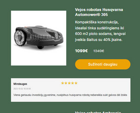 Naujienlaiškių kūrimas ir automatizacijos, kontaktų rinkimas - Internetas, IT - 3 Internetas, IT - Naujienlaiškių kūrimas ir automatizacijos, kontaktų rinkimas - 3