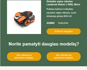 Naujienlaiškių kūrimas ir automatizacijos, kontaktų rinkimas - Internetas, IT - 2 Internetas, IT - Naujienlaiškių kūrimas ir automatizacijos, kontaktų rinkimas - 2