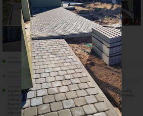 Trinkelių klojimas, gerbūvio darbai / Robertas / Darbų pavyzdys ID 3488380