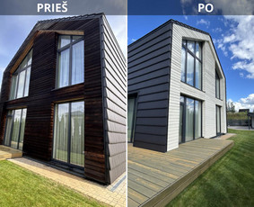 Medinių namų ir kitų paviršių dažymas / Emko projects / Darbų pavyzdys ID 3488486