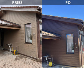 Medinių namų ir kitų paviršių dažymas / Emko projects / Darbų pavyzdys ID 3488490
