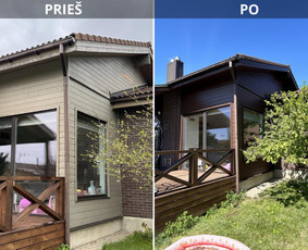 Medinių namų ir kitų paviršių dažymas / Emko projects / Darbų pavyzdys ID 3488492
