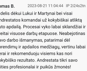 Vidaus apdailos darbai Vilniuje / Andrestata / Darbų pavyzdys ID 3489392