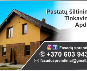 Fasadų šiltinimas ir apdaila. Klaipėda. / Saulius Fasadai / Darbų pavyzdys ID 3489582