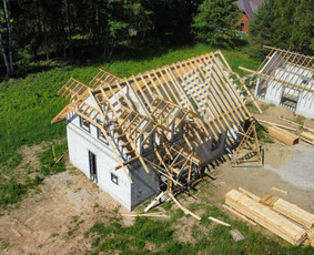 Stogu dengimas / Invidualių namu statyba / MB AVStogai / Darbų pavyzdys ID 3489796