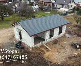 Stogu dengimas / Invidualių namu statyba / MB AVStogai / Darbų pavyzdys ID 3489926