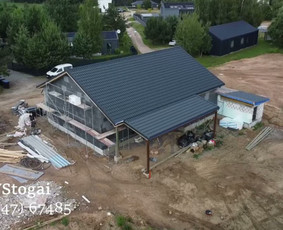 Stogu dengimas / Invidualių namu statyba / MB AVStogai / Darbų pavyzdys ID 3489936