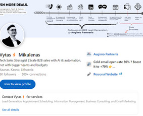 Linkedin verslo paslaugos - Pardavimai & Marketingas - LinkedIn strategijų kūrimas - 3 LinkedIn strategijų kūrimas - Linkedin verslo paslaugos - Pardavimai & Marketingas - 3