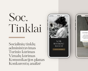 Socialinių tinklų administravimas, tekstų, vizualų kūrimas - Socialinių tinklų marketingas (Social media marketing) - 1 Socialinių tinklų marketingas (Social media marketing) - Socialinių tinklų administravimas, tekstų, vizualų kūrimas - 1