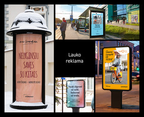 Lauko reklamos kūrimas - Grafikos dizainas, maketavimas, produktų vizualizacijos - 1