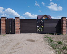 Aplinka, sodas - Kiemo vartai, tvoros - 3