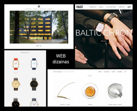 Svetainių dizainas (web design) - Grafikos dizainas, maketavimas, produktų vizualizacijos - 1