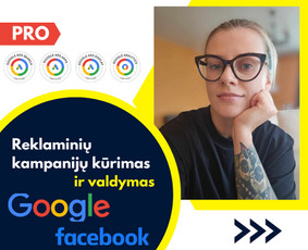 Google, Facebook, Instagram, Youtube reklama - Reklama, dizainas, spauda - 2 Reklama, dizainas, spauda - Google, Facebook, Instagram, Youtube reklama - 2