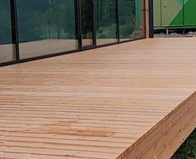 Terasų įrengimas - Stato Broliai. Terasų, stoginių montavimas. - 1