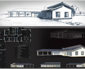 Rąstinių namų projektai - Architektai, pastatų projektavimas visoje Lietuvoje - 4