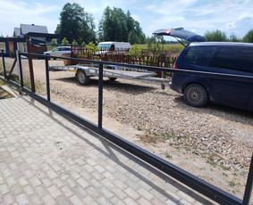 Anglinio ir ner. plieno konstrukcijų gamyba- virinimas. - Stumdomų vartų gamyba - 1 Stumdomų vartų gamyba - Anglinio ir ner. plieno konstrukcijų gamyba- virinimas. - 1
