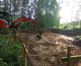 Pamatų įrengimas, indždinerinių tinklų montavimas, drono fot / EGIDA / Darbų pavyzdys ID 3499618