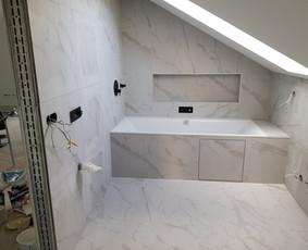 Plytelių klijavimas, Vonios kambario renovacija / Igor Sukys / Darbų pavyzdys ID 3499814