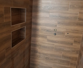 Plytelių klijavimas, Vonios kambario renovacija - Grindų lyginimas - 4 Grindų lyginimas - Plytelių klijavimas, Vonios kambario renovacija - 4