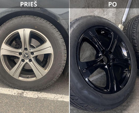 Padangų montavimas ratlankių remontas dažymas Autoservisas / NevadaMotors / 3GDetailing / Darbų pavyzdys ID 3500186