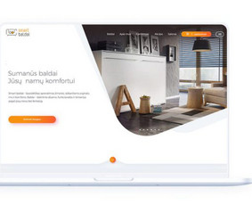 „Smart baldai“ internetinė svetainėje, kurioje pristatomas gausus įvairių baldų gamintojų asortimentas.